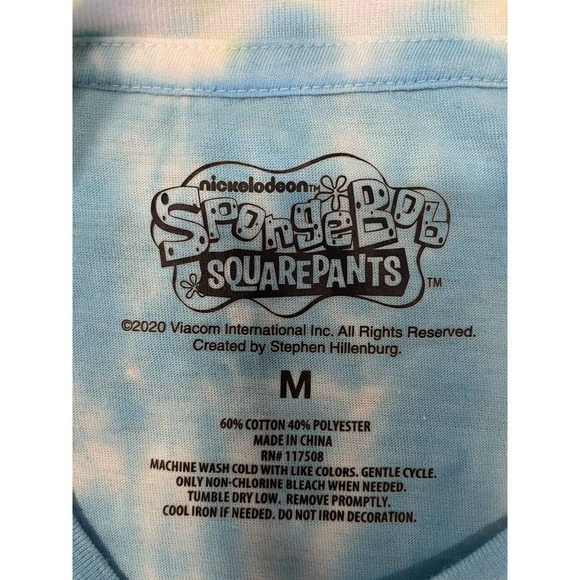 Nickelodeon SpongeBob SquarePants Long Sleeve Tie Dye Size‎ M - Picture 4 of 5